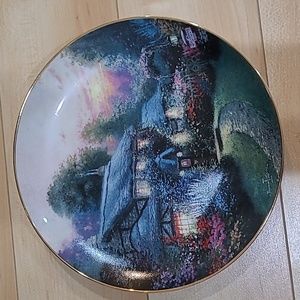 "Julianne's Cottage" plate by Thomas Kinkade, 1993